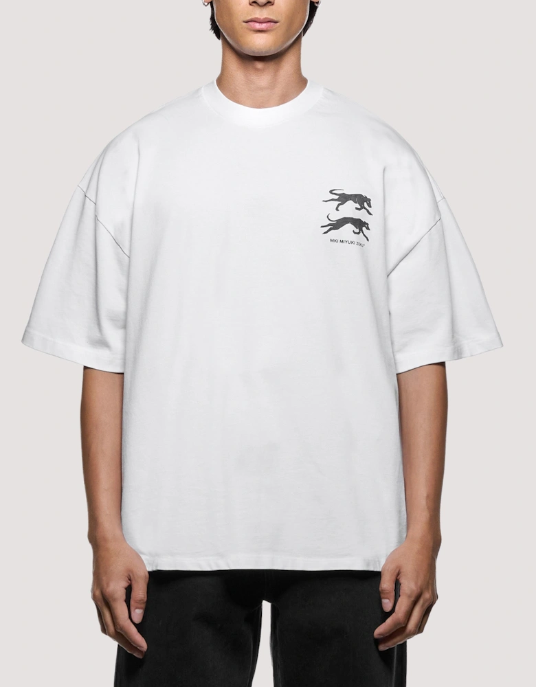 Oversized Box Fit Greyhound T-Shirt