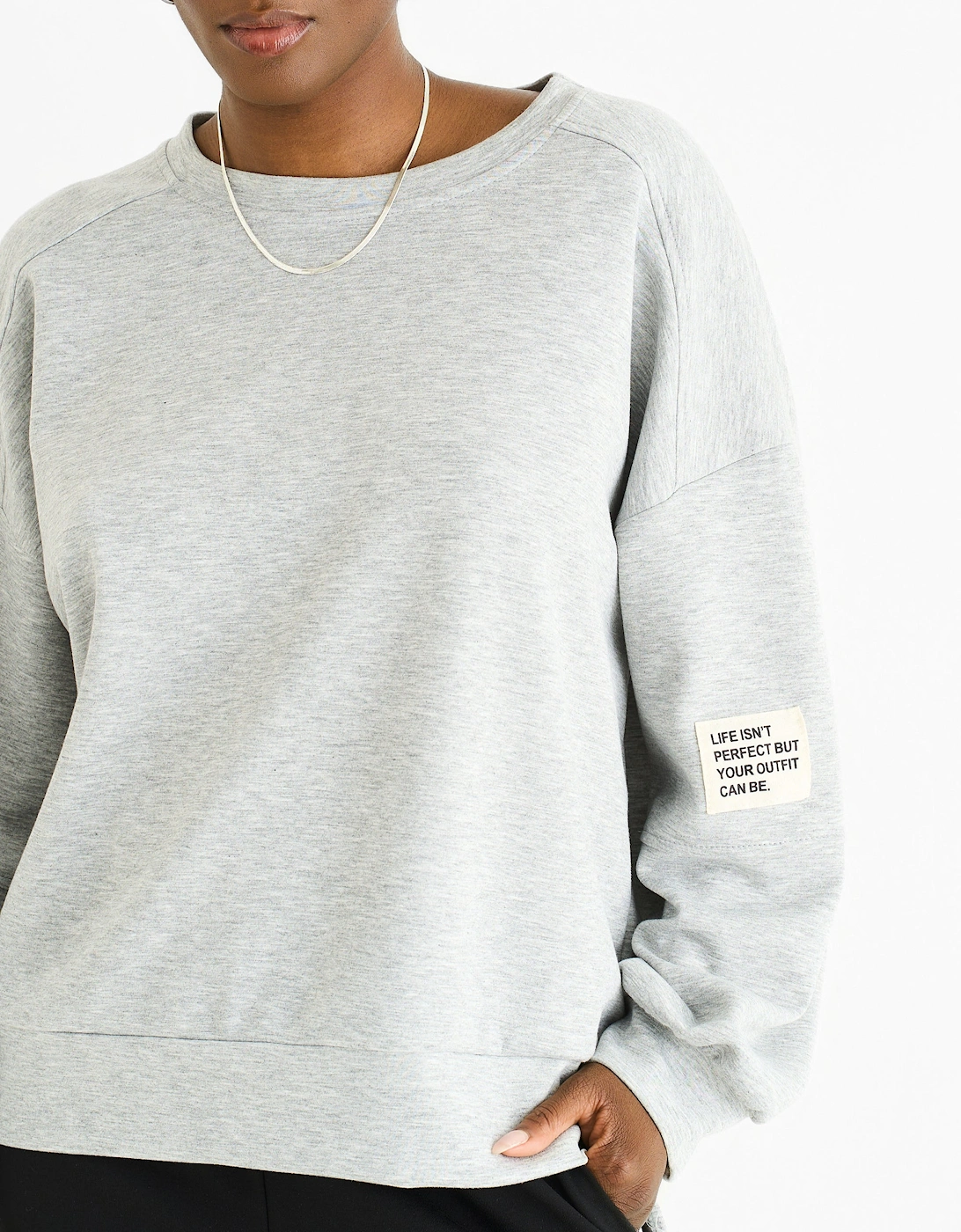 Grey Soft Lightweight Pull Over Jumper