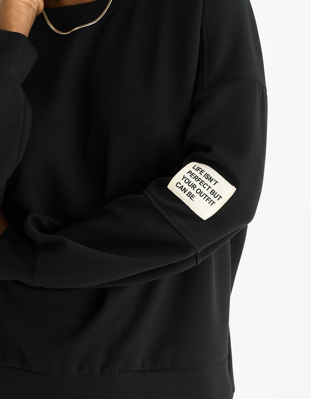 Black Soft Lightweight Pull Over  Jumper
