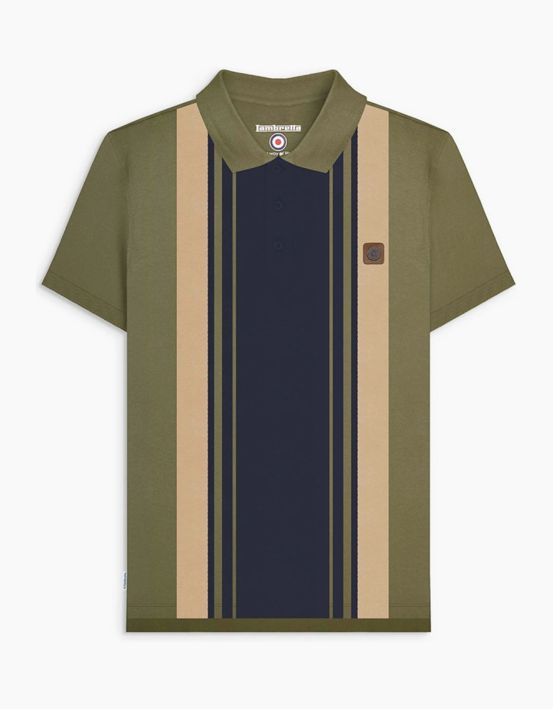 Lambretta Mens Classic Polo Short Sleeve Polo Shirt