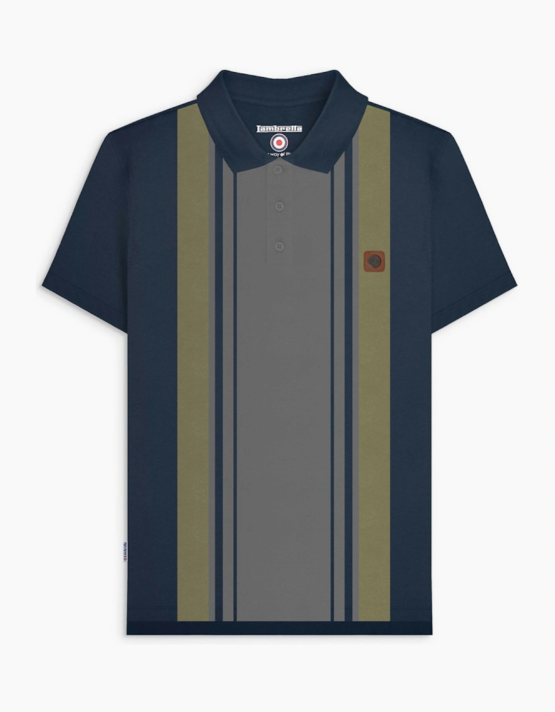 Lambretta Mens Classic Polo Short Sleeve Polo Shirt