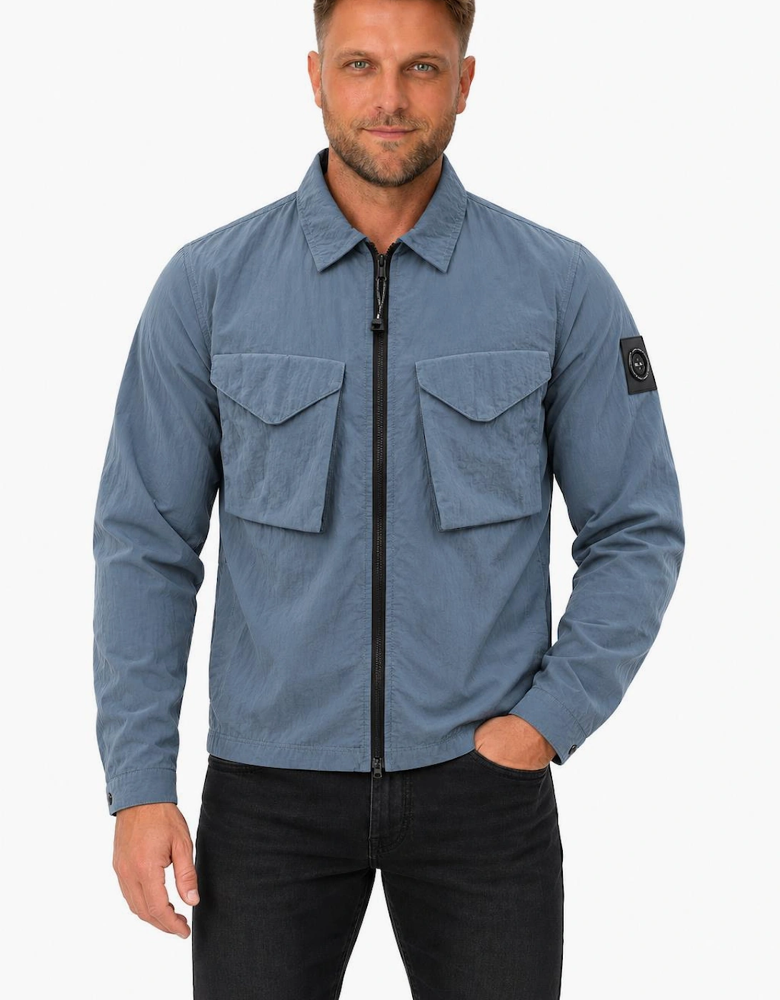 Marshall Artist Cayton Overshirt Storm Grey