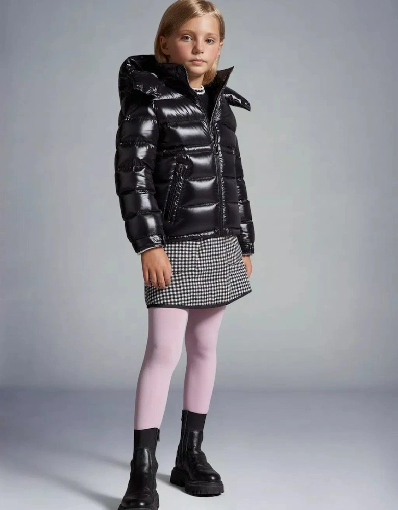 Moncler Enfant Girls Down Padded Maire Jacket in Black