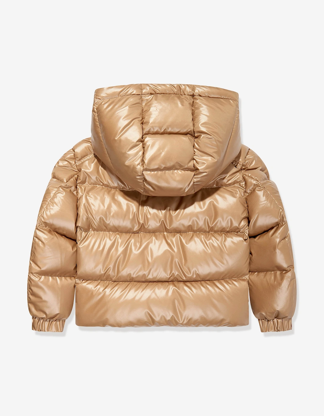 Moncler Enfant Boys Down Padded Yule Jacket in Beige