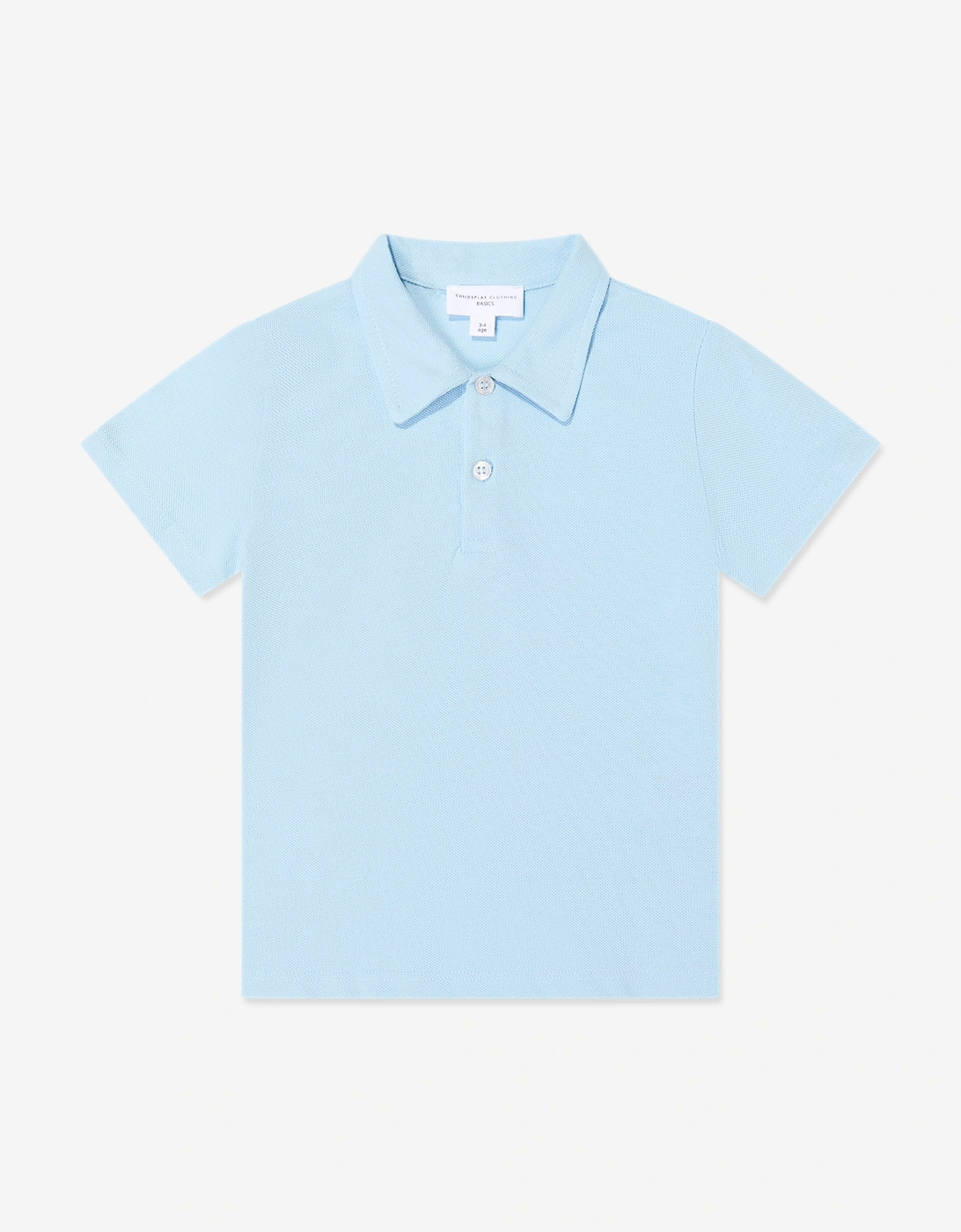 Childsplay Basics Boys Short Sleeve Polo Shirt in Blue