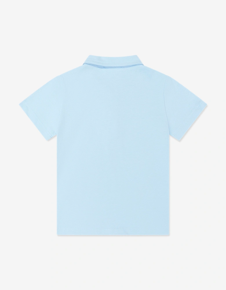 Childsplay Basics Boys Short Sleeve Polo Shirt in Blue