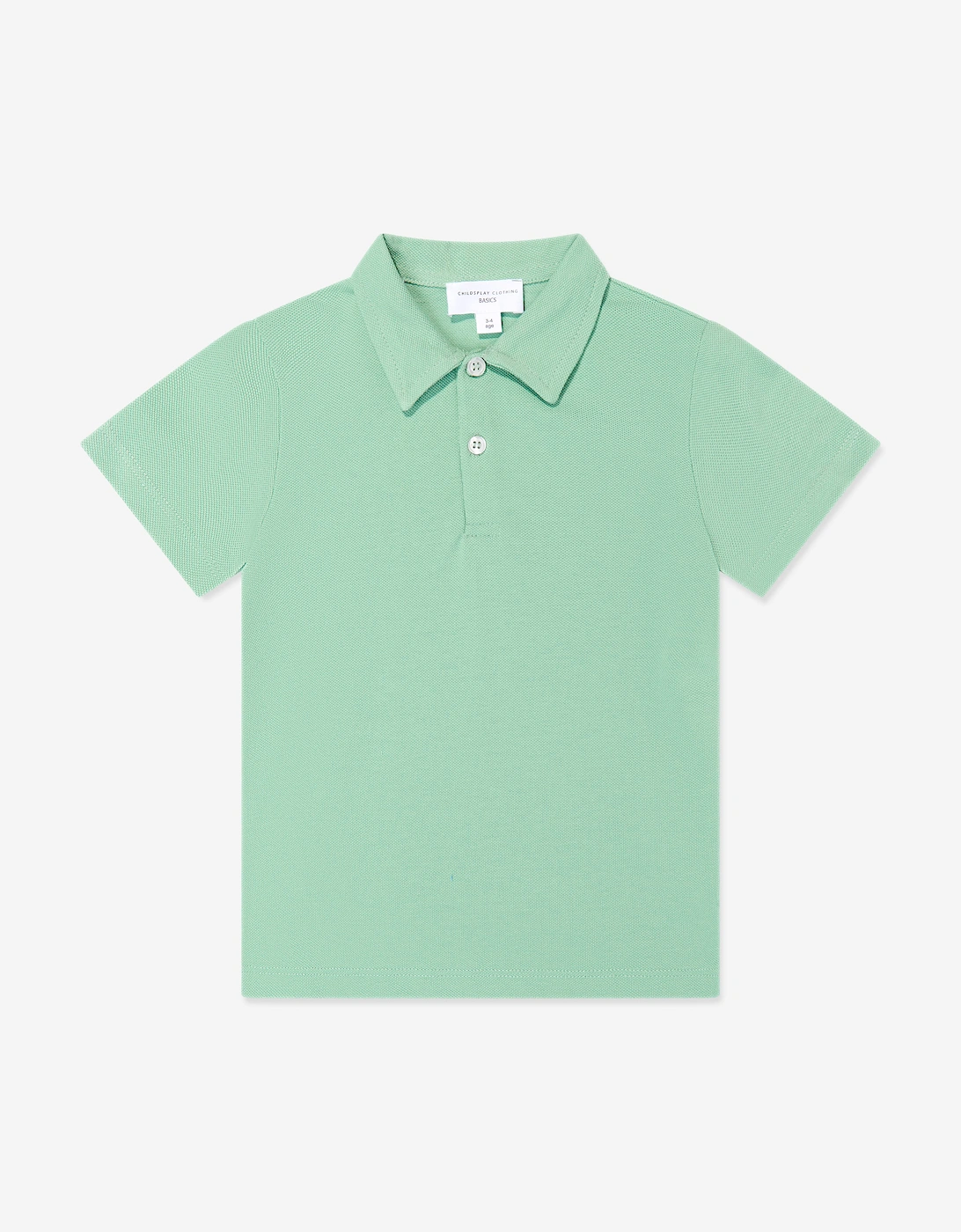 Childsplay Basics Boys Short Sleeve Polo Shirt in Green