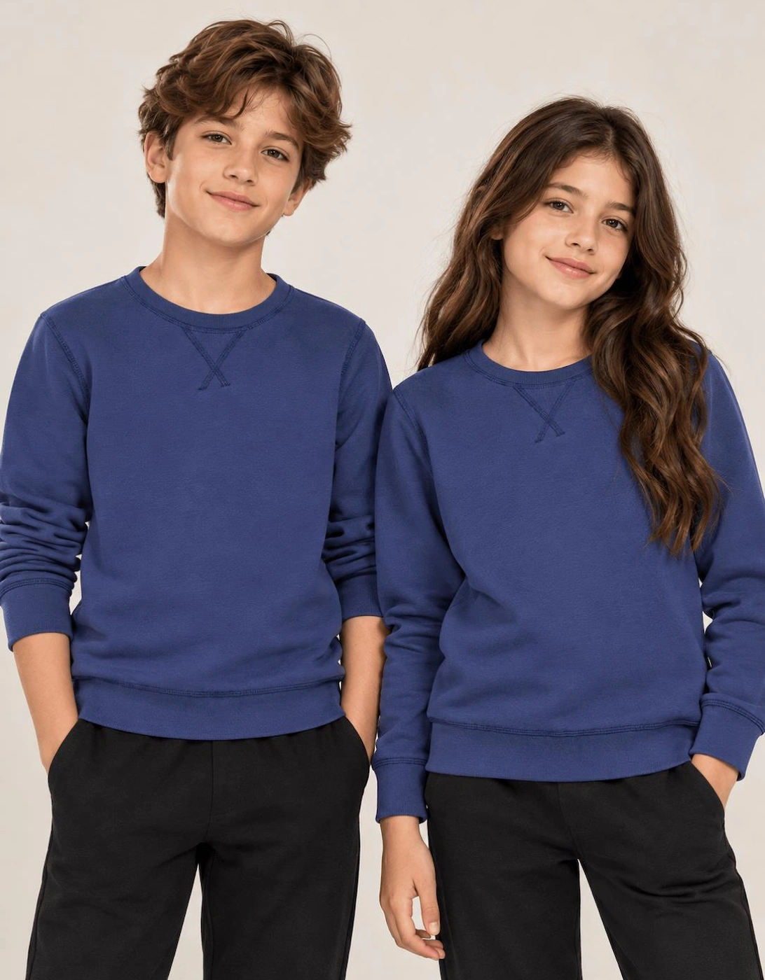 Childsplay Basics Kids Cotton Sweatshirt in Navy