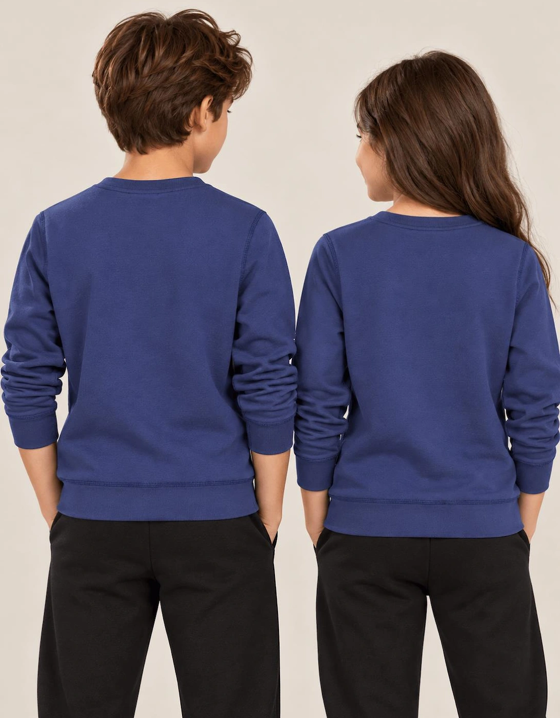 Childsplay Basics Kids Cotton Sweatshirt in Navy