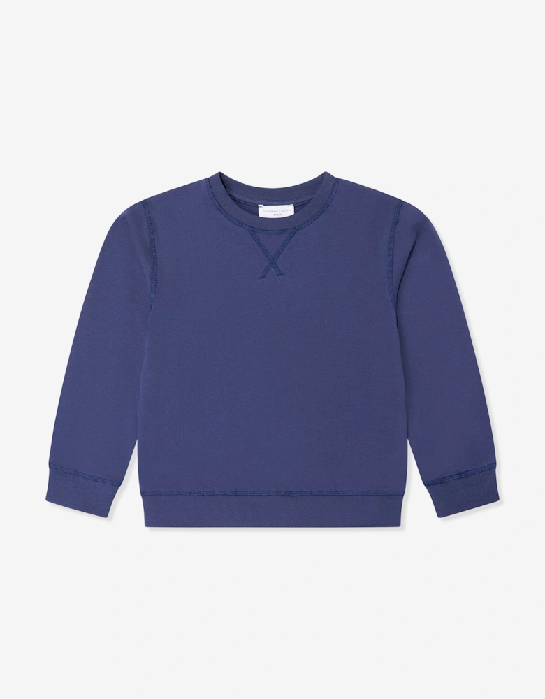 Childsplay Basics Kids Cotton Sweatshirt in Navy