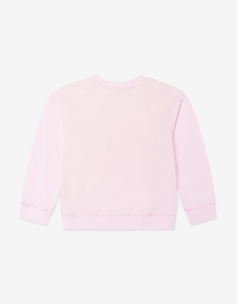 Childsplay Basics Girls Cotton Sweatshirt in Pink