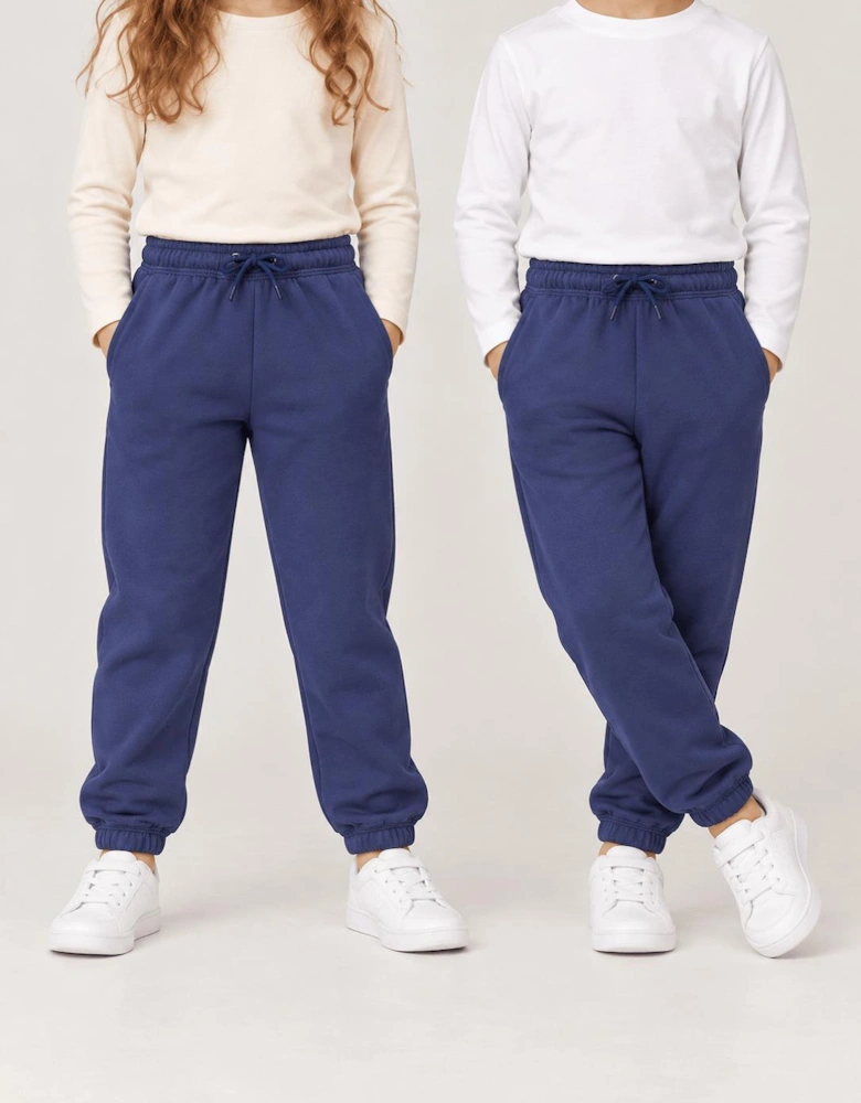 Childsplay Basics Kids Cotton Joggers in Navy