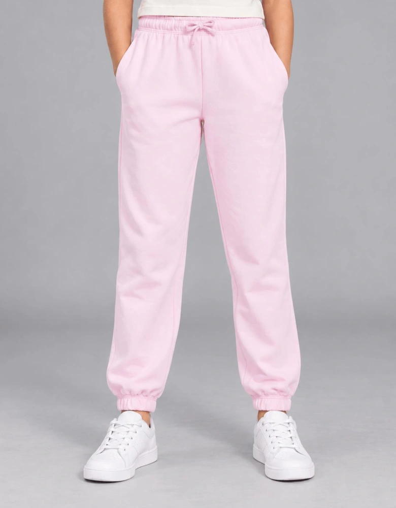 Childsplay Basics Girls Cotton Joggers in Pink
