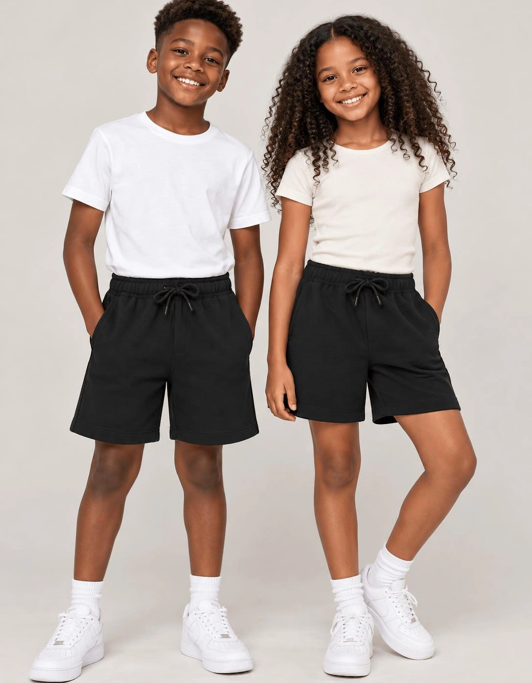 Childsplay Basics Kids Cotton Shorts in Black