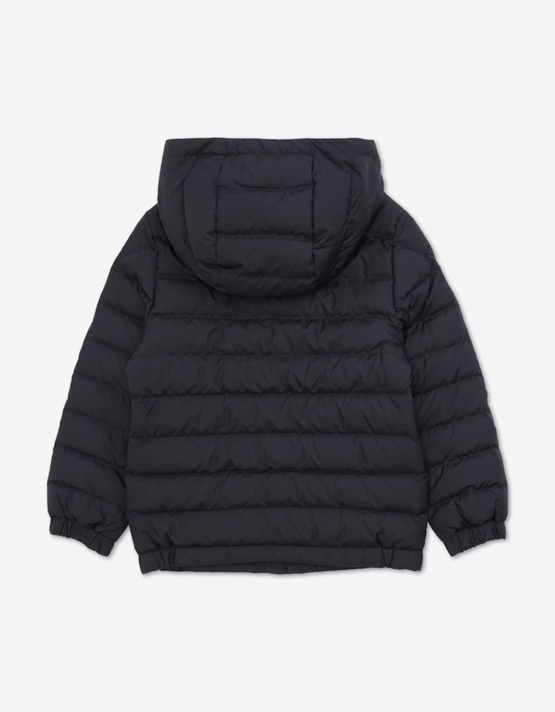 Moncler Enfant Boys Down Padded Quillon Jacket in Navy