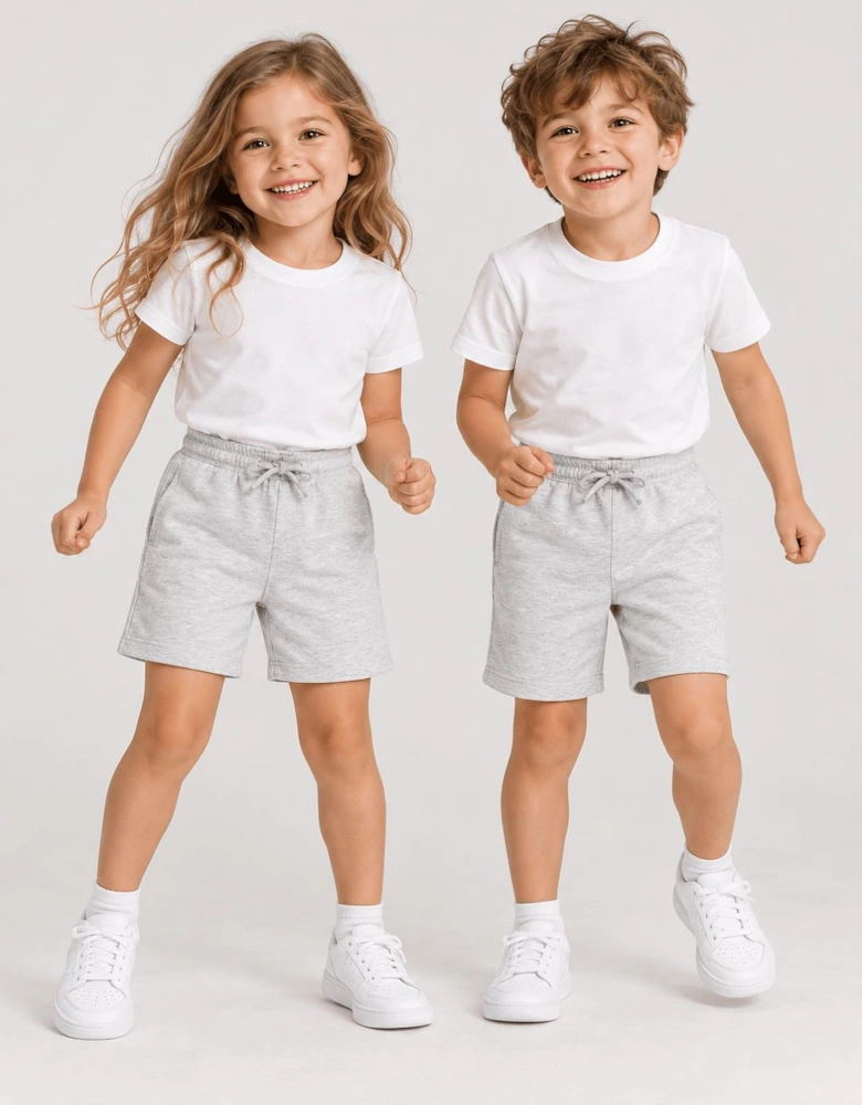 Childsplay Basics Kids Cotton Shorts in Grey