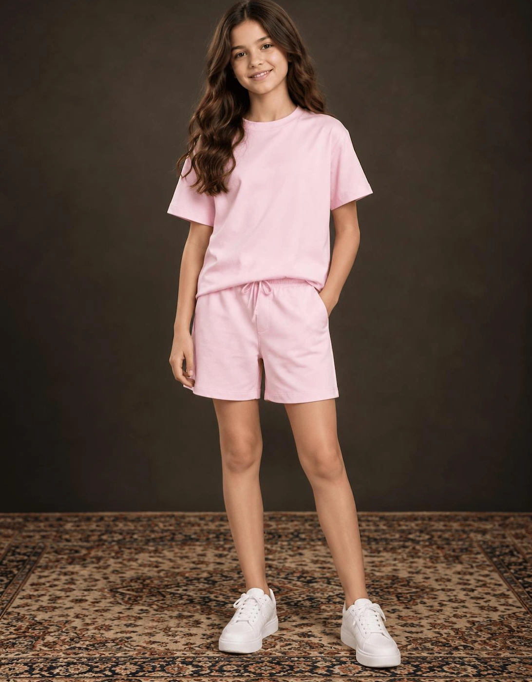 Childsplay Basics Kids Oversized T-Shirt in Pink