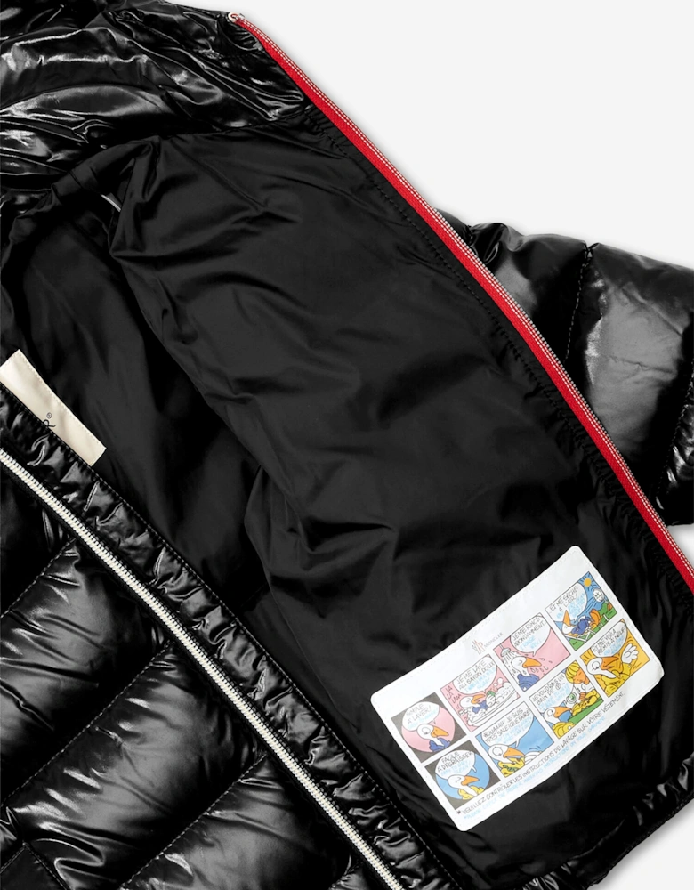 Moncler Enfant Boys Down Padded New Aubert Jacket in Black