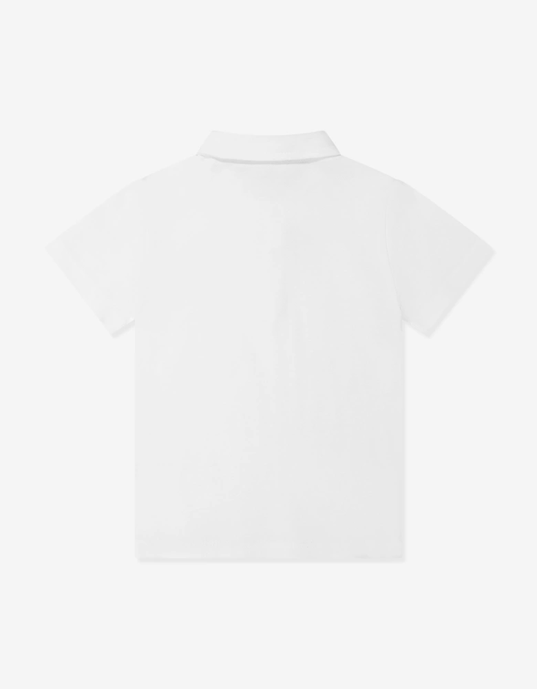 Childsplay Basics Boys Short Sleeve Polo Shirt in White