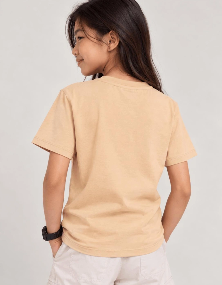 Childsplay Basics Kids Oversized T-Shirt in Beige