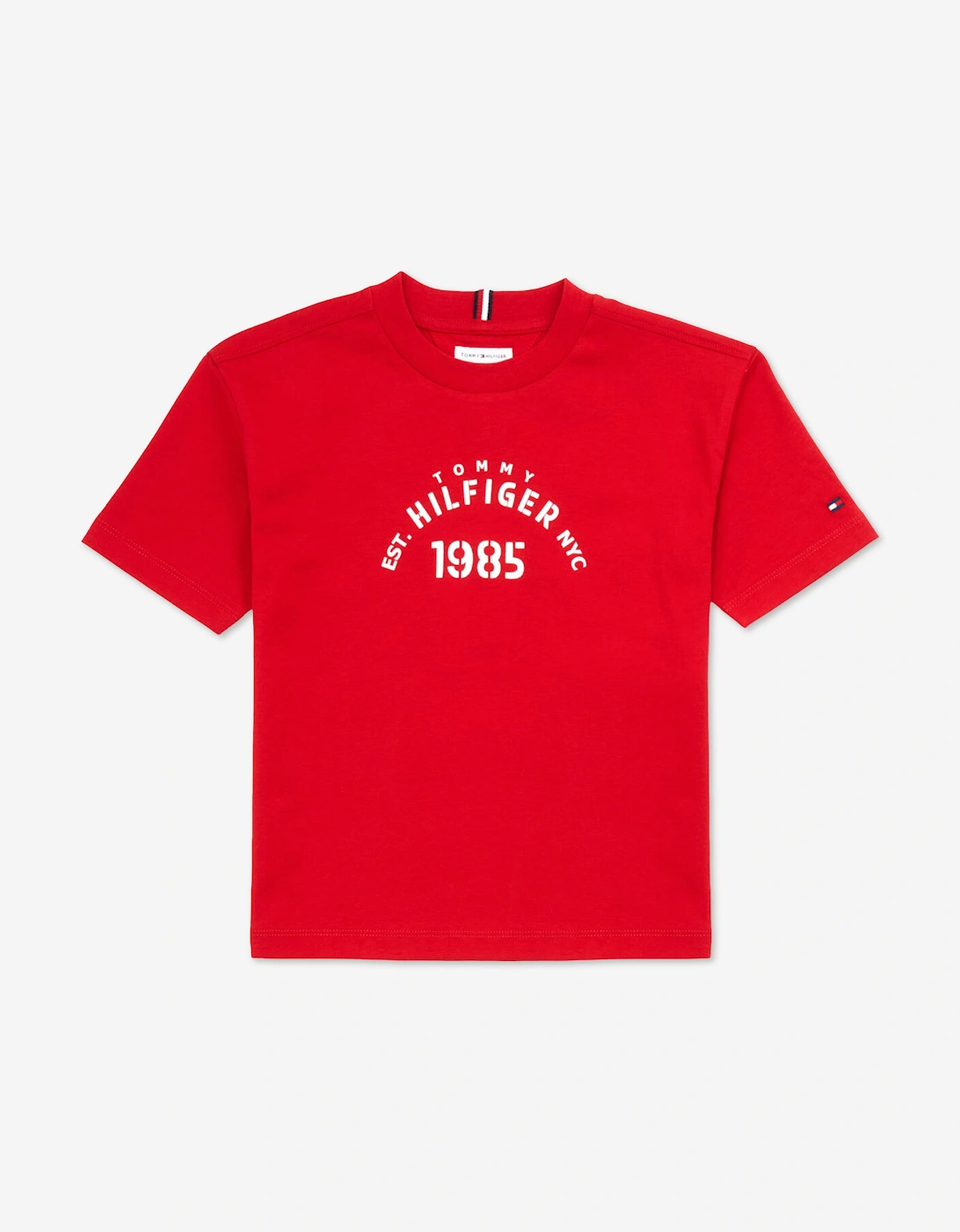 Tommy Hilfiger Boys T-Shirt and Shorts Set in Red