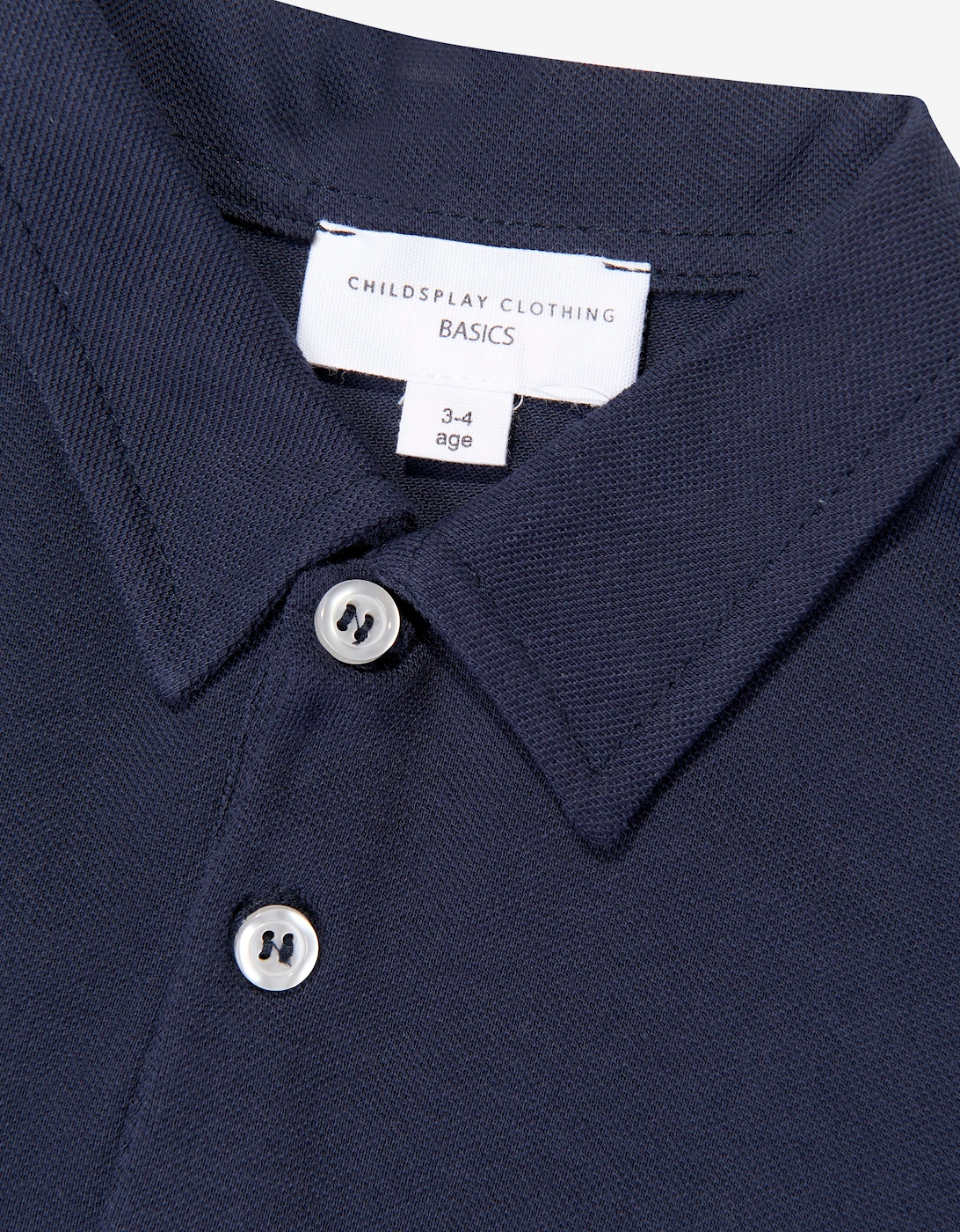 Childsplay Basics Boys Short Sleeve Polo Shirt in Navy