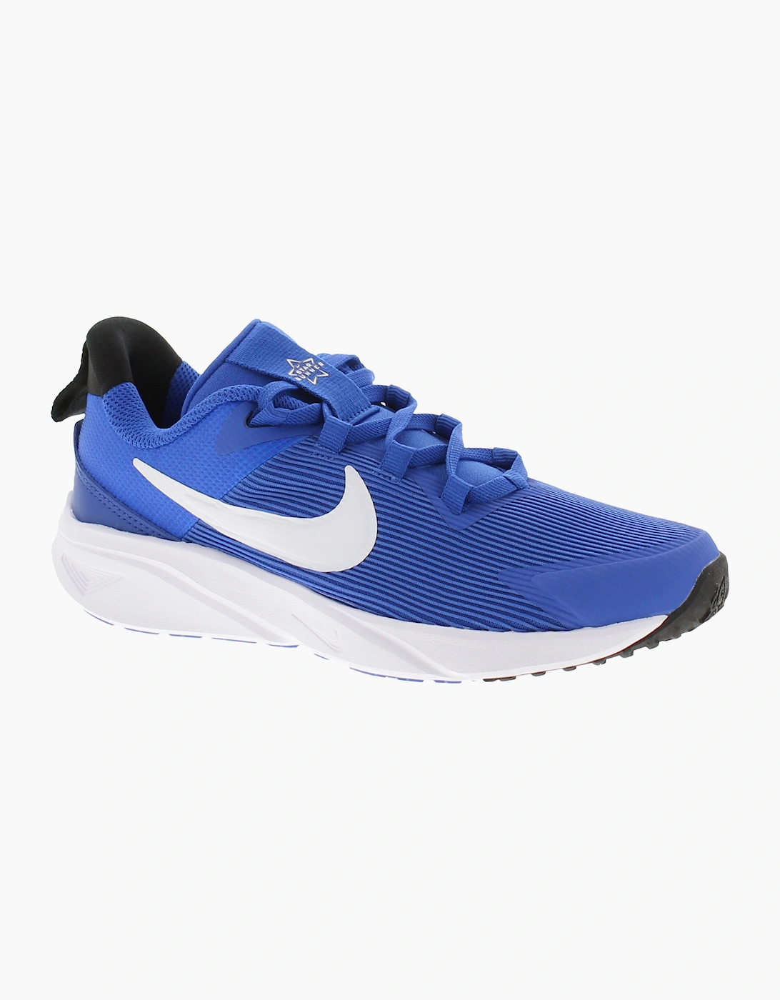 Nike Junior Boys Trainers Star Runner 4 Nn Ps Lace Up hyper royal white blue UK