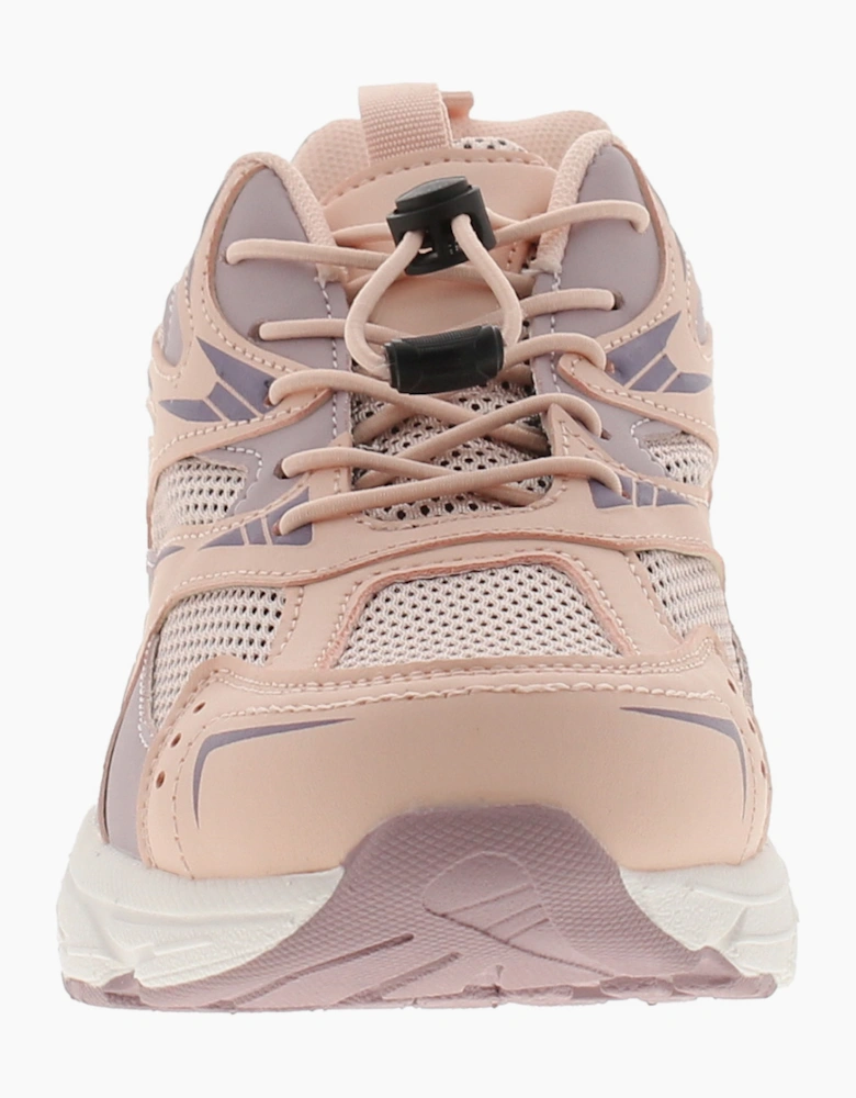 SURGE Junior Girls Trainers Terra Bungee Laces pink UK Size