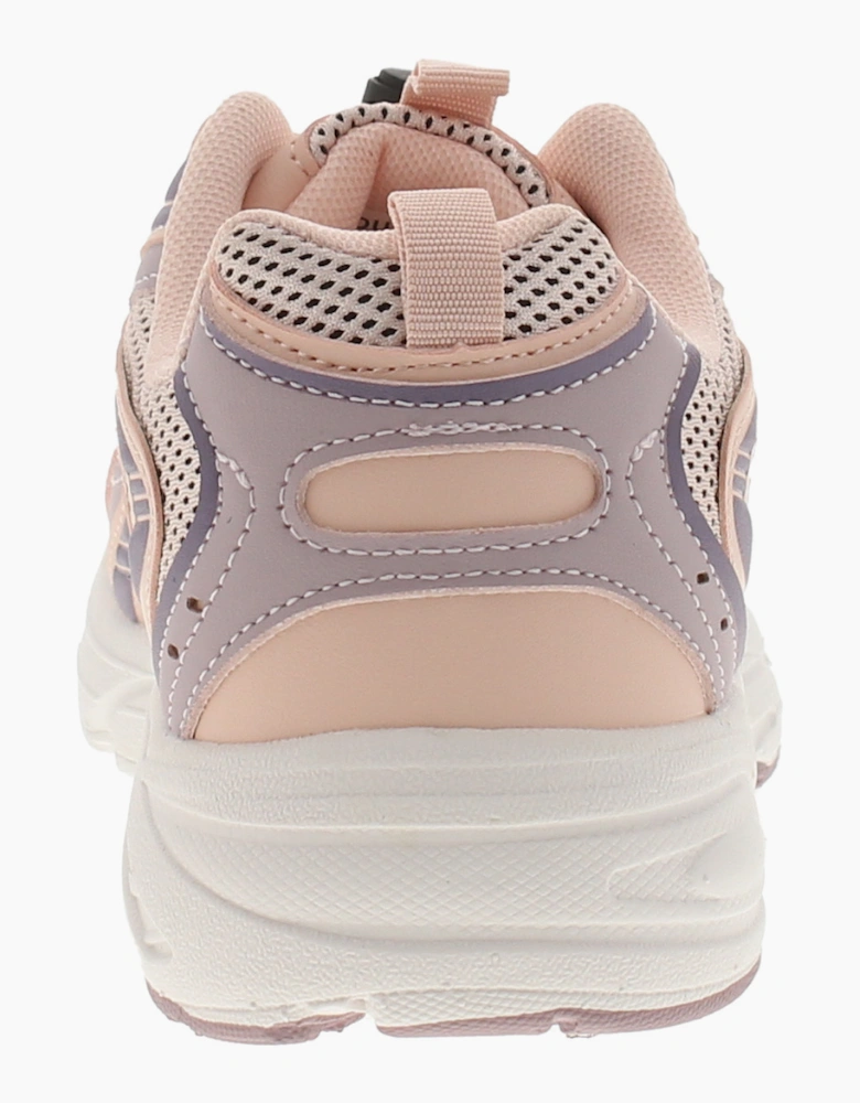 SURGE Junior Girls Trainers Terra Bungee Laces pink UK Size
