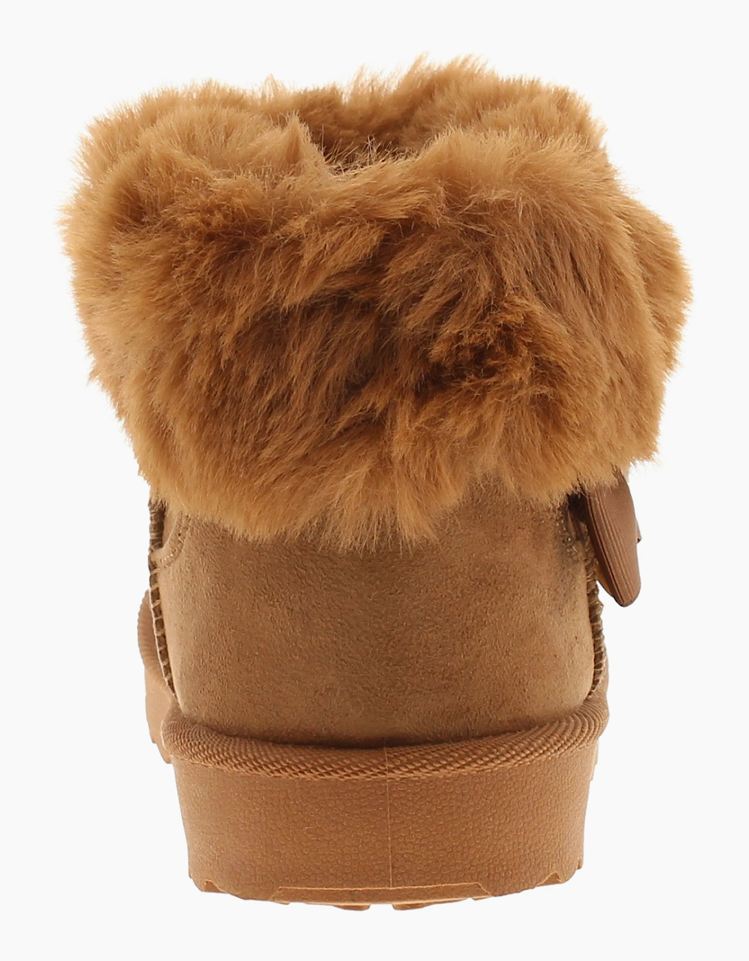 Princess Stardust Girls Boots Ankle Synthetic Sheepskin Jose Pull On tan UK Size
