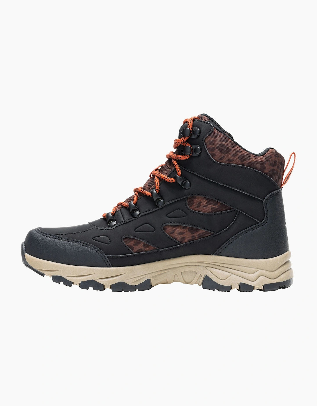 Regatta Womens/Ladies Vendora Leopard Synthetic Leather Walking Boots