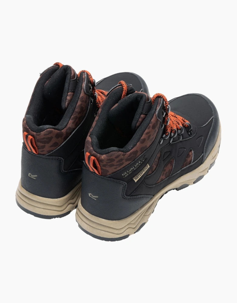 Regatta Womens/Ladies Vendora Leopard Synthetic Leather Walking Boots