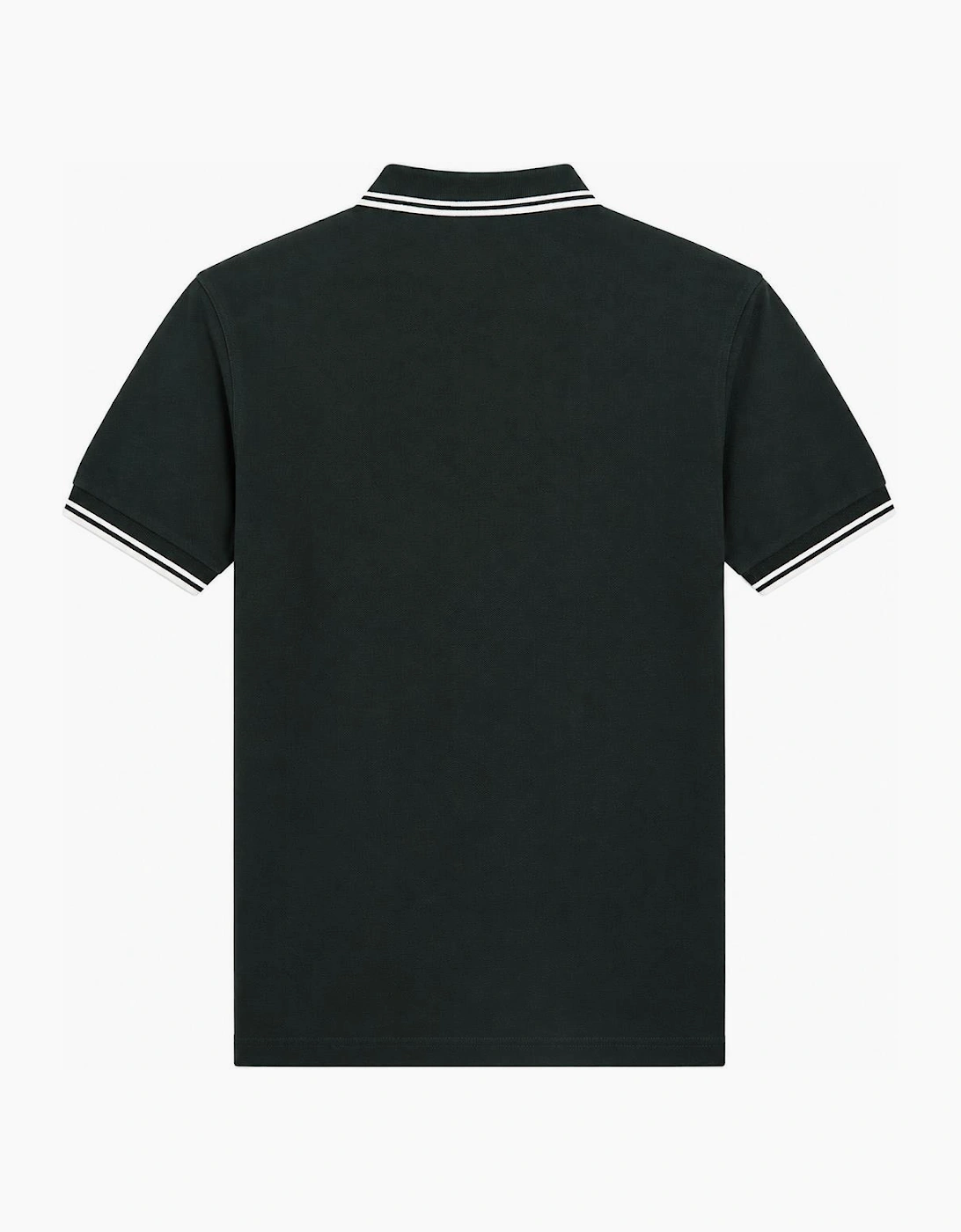 Fred Perry Twin Tipped Polo Shirt Night Green/Snow White