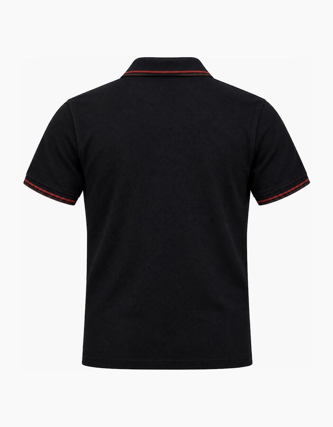 Fred Perry Twin Tipped Polo Shirt Navy/Brandy/Rich Brown