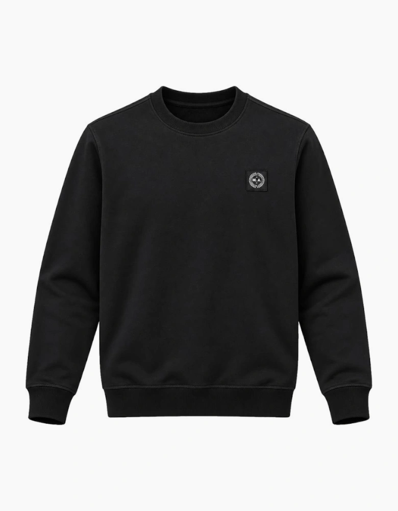 Marshall Artist Marchio Crew Sweatshirt Black