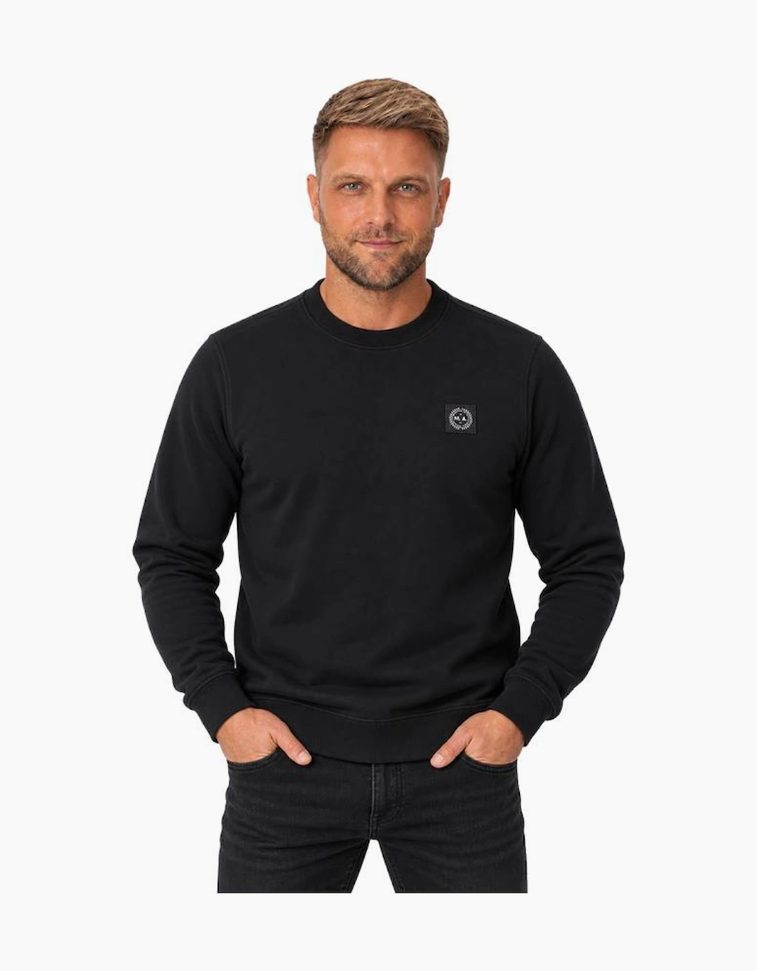 Marshall Artist Marchio Crew Sweatshirt Black