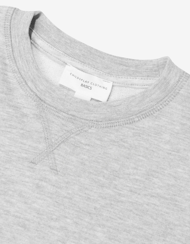 Childsplay Basics Kids Cotton Sweatshirt in Grey