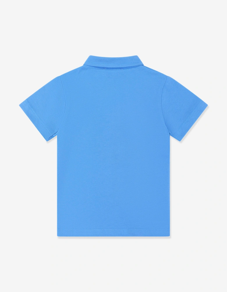 Childsplay Basics Boys Short Sleeve Polo Shirt in Blue