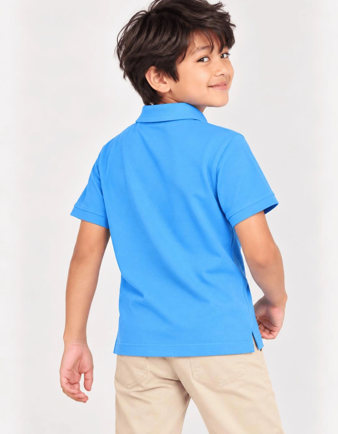 Childsplay Basics Boys Short Sleeve Polo Shirt in Blue