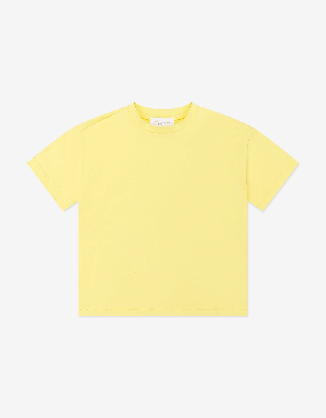 Childsplay Basics Kids Oversized T-Shirt in Yellow