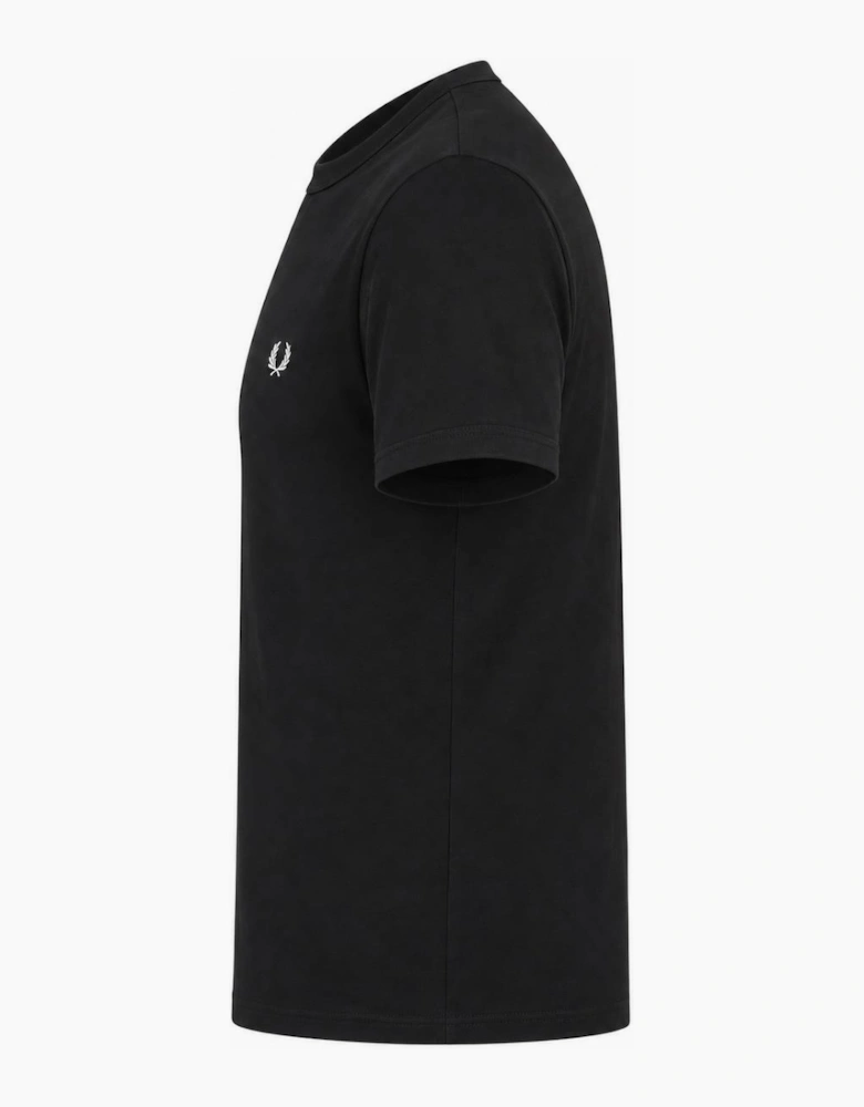 Fred Perry Ringer T-Shirt Black
