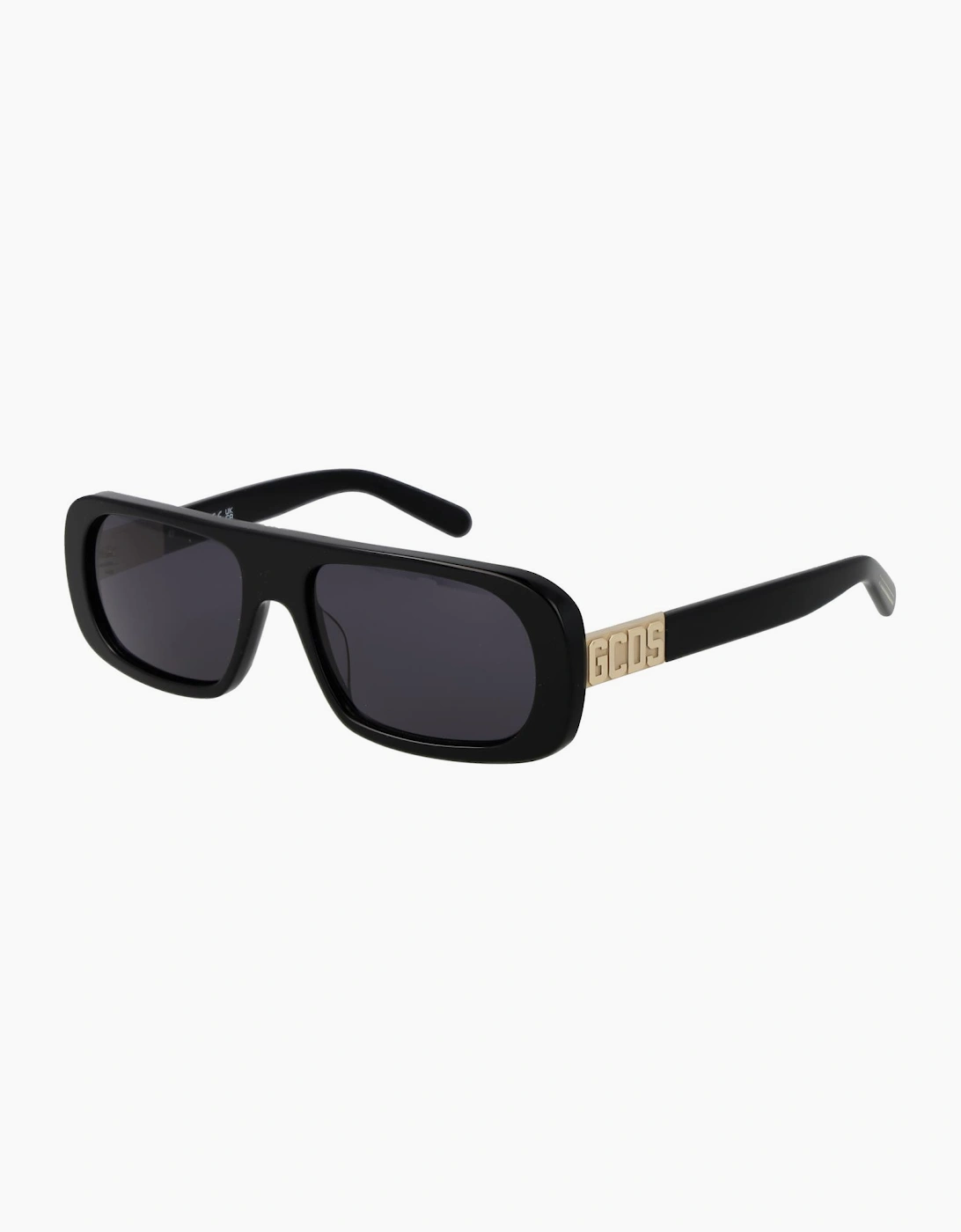 GCDS Black Plastic Sunglasses - Image 2