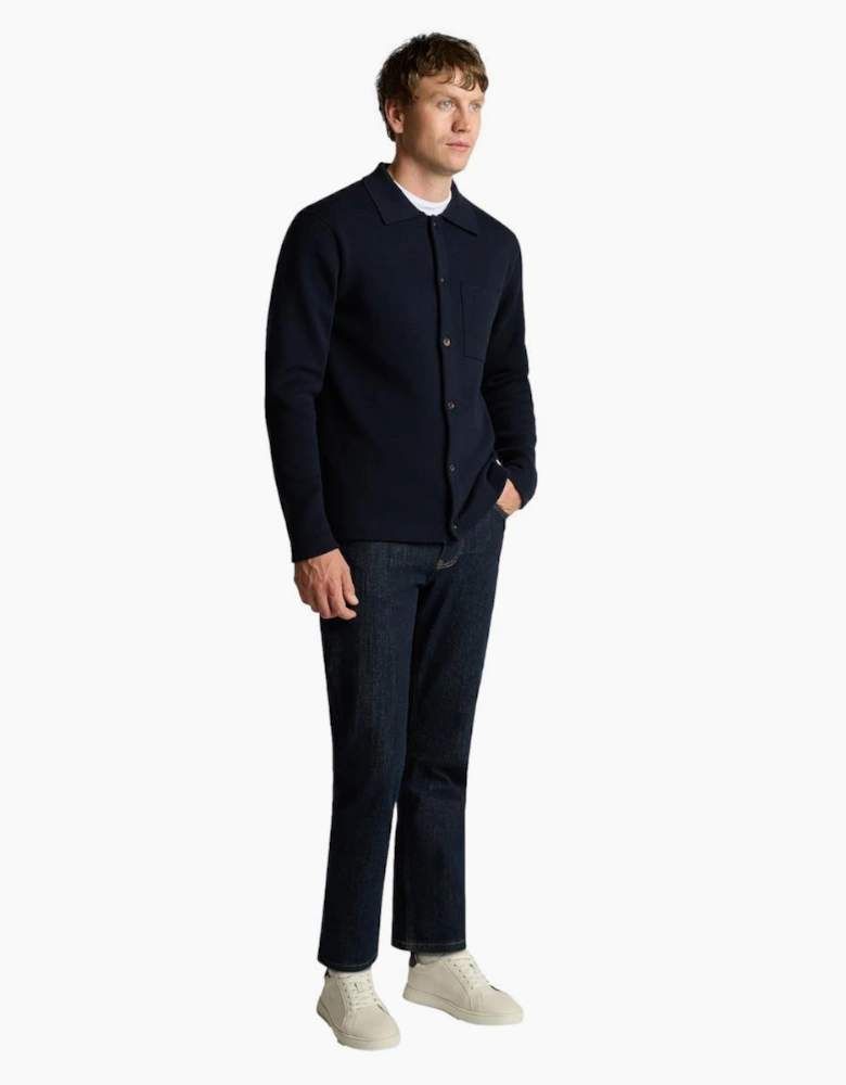 Remus Uomo Polo Cardigan 78 Navy