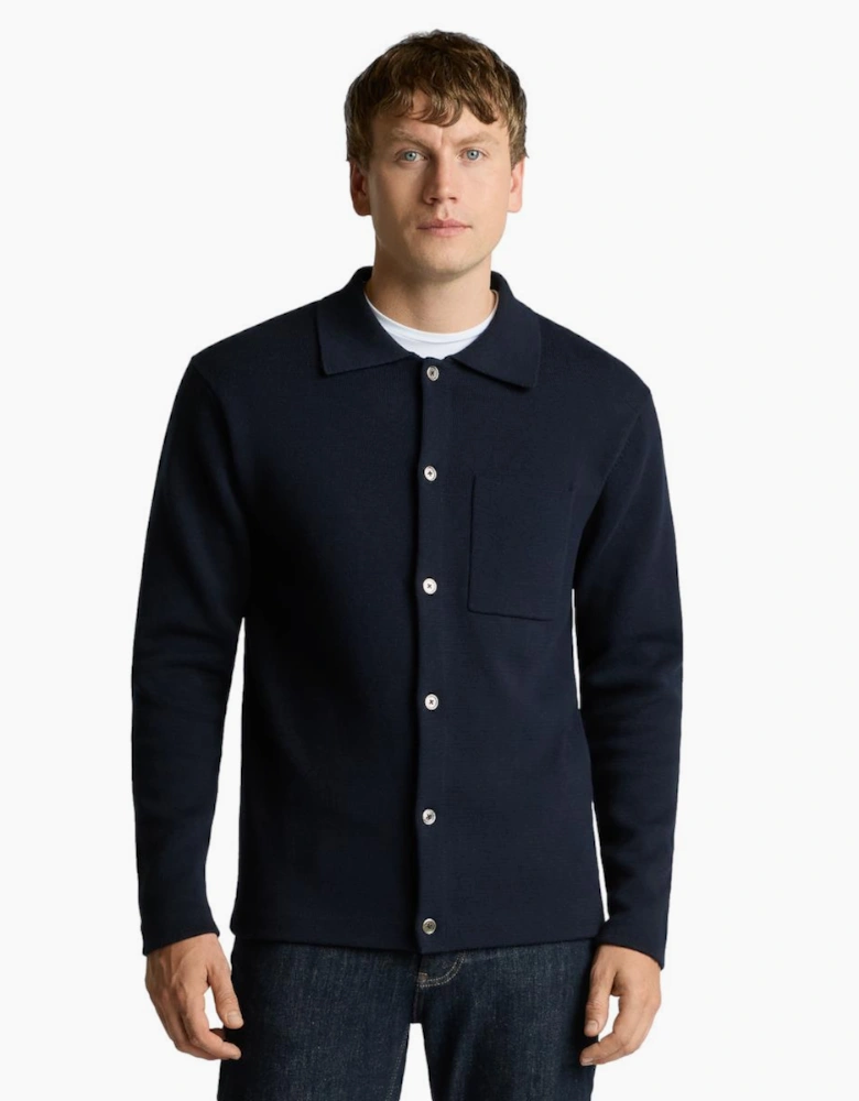 Remus Uomo Polo Cardigan 78 Navy