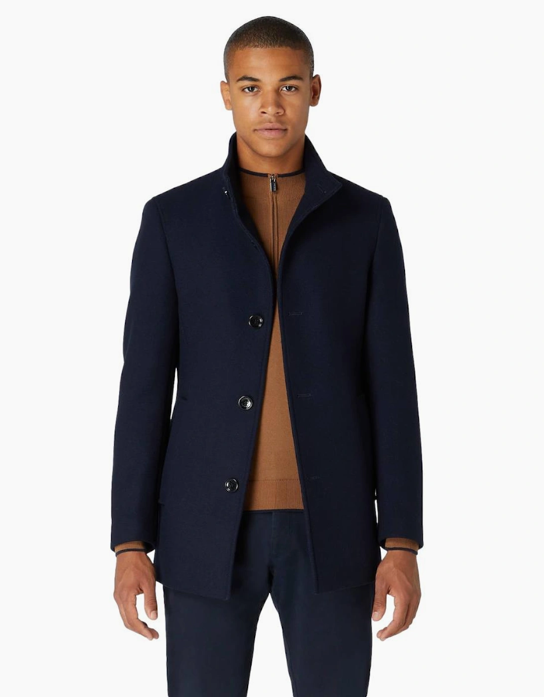Remus Uomo Jonah Overcoat 78 Navy