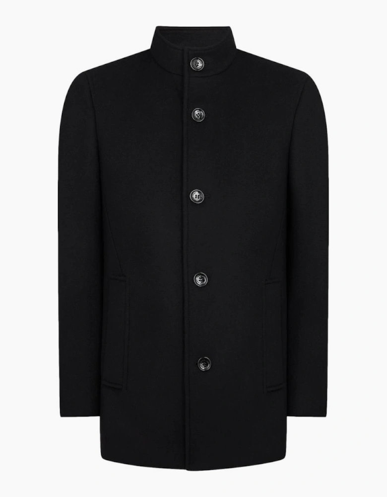 Remus Uomo Jonah Overcoat 00 Black