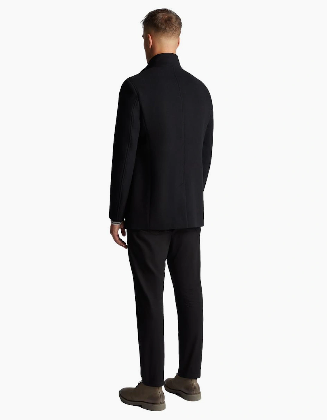 Remus Uomo Jonah Overcoat 00 Black