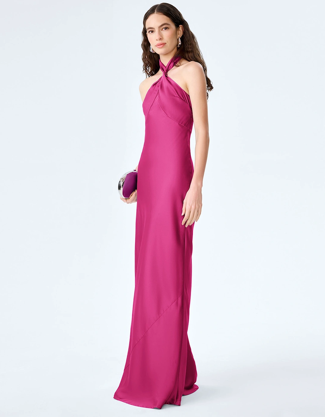 Arles Dress in Magenta