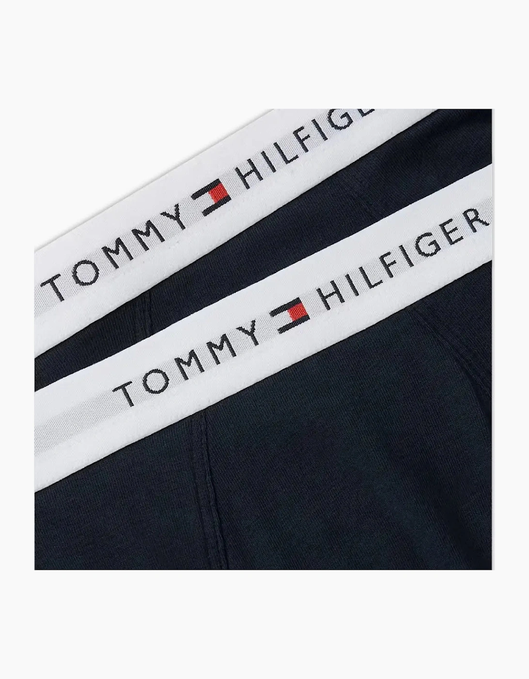 2-Pack Heritage Logo Boys Briefs, Navy/white