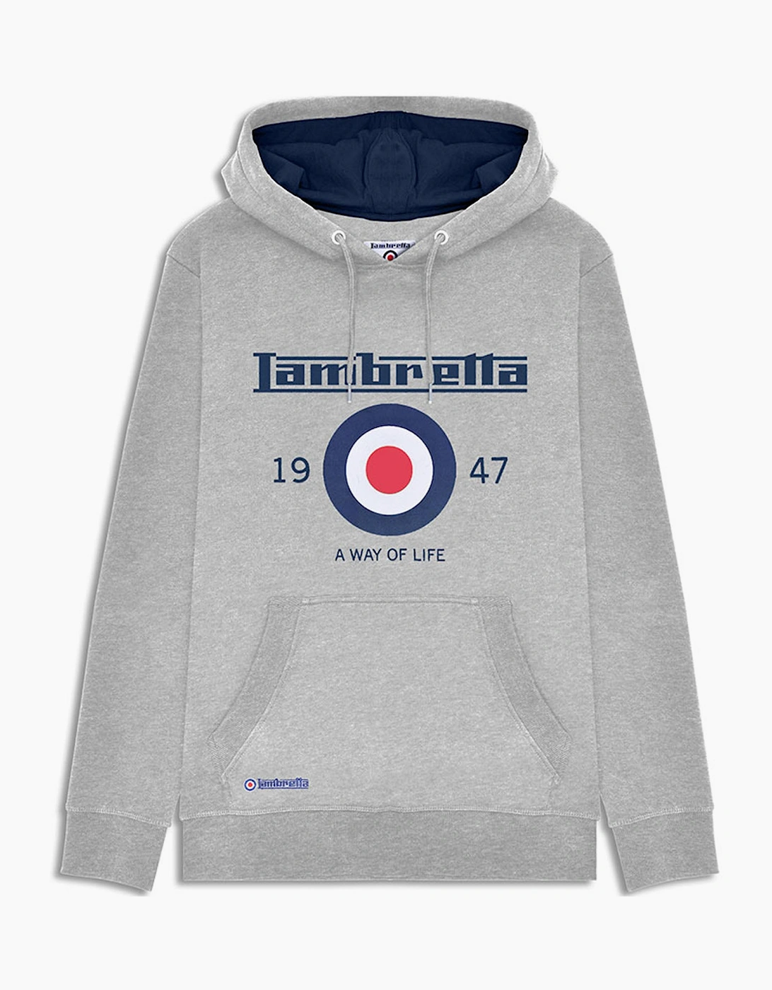 Lambretta Mens Target Pullover Hoodie